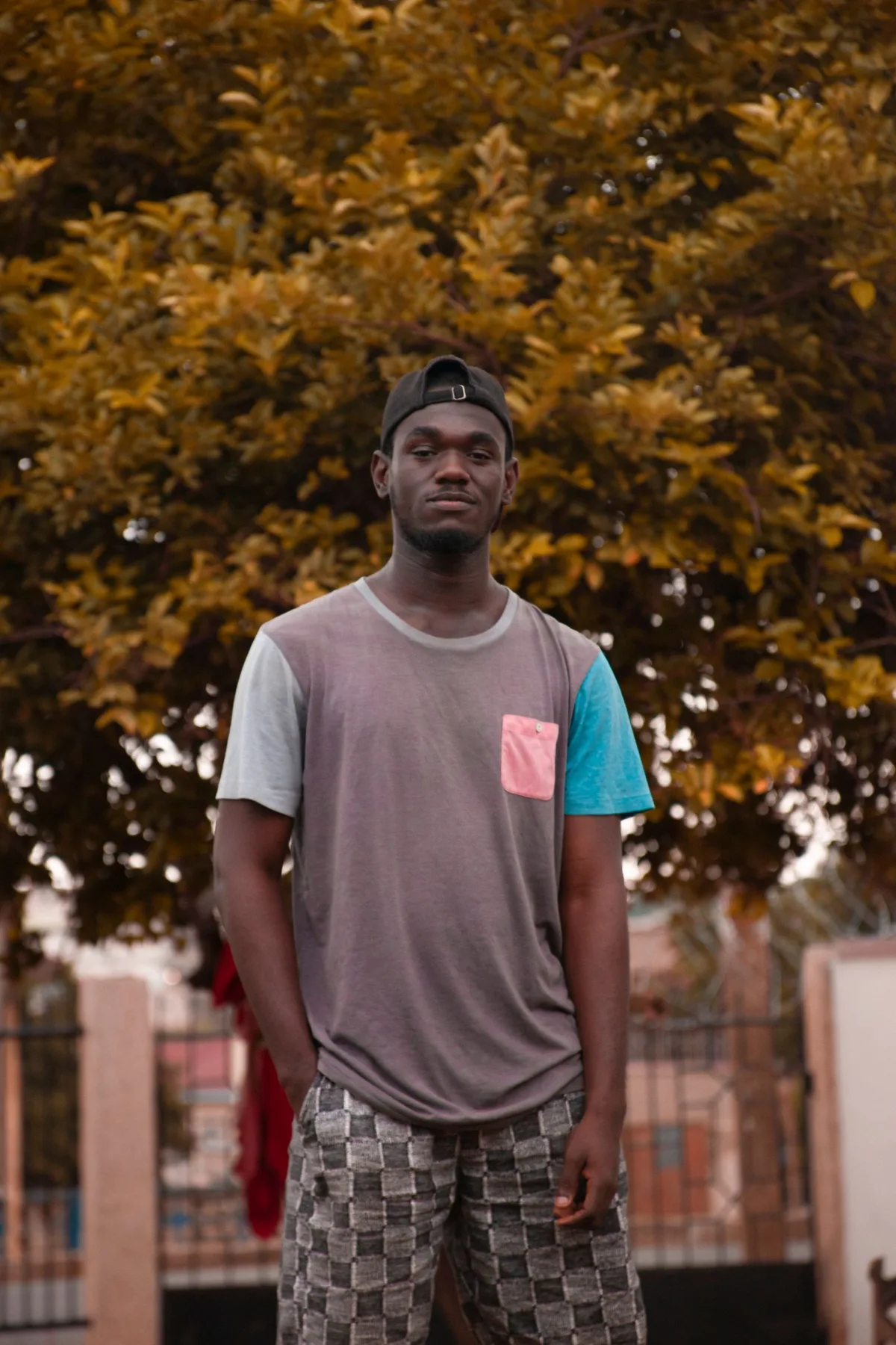 A young man photographed in Kumasi, Ghana